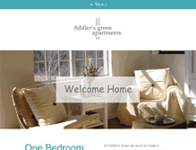 Tablet Screenshot of fiddlersgreenapartments.com